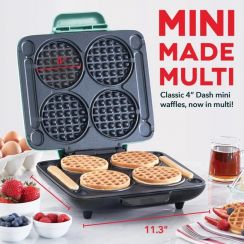 3 Pcs Multi Mini Waffle Maker